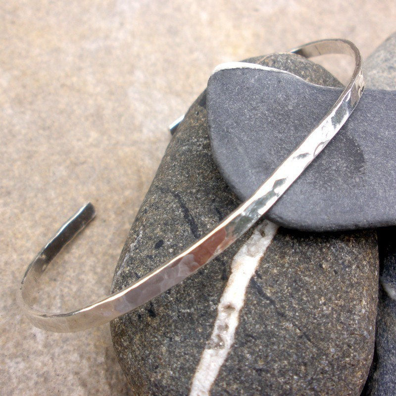 Sterling Silver Cuff Bracelet Hammered Sterling Silver Cuff Bracelet Hammered Product Images Of
