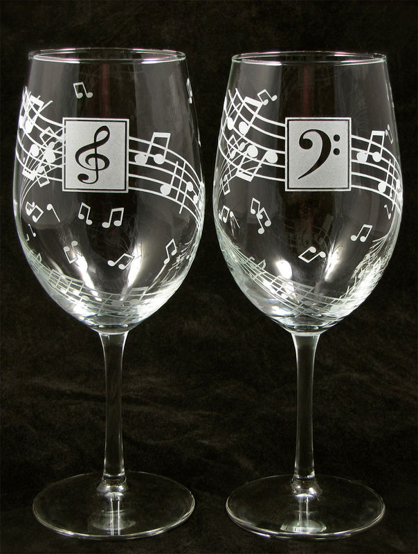 Music Wine Gles Personalized Gift For Lover Musician Music Wine Gles Personalized Gift For Lover Musician Present Product Images Of