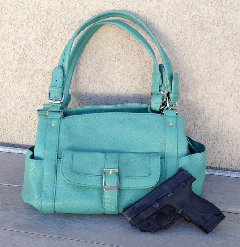 Addison Concealed Carry Purse In Seafoam Fayth