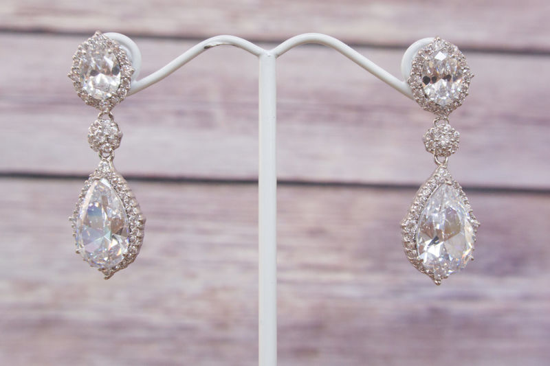 Statement Earring Bridal Earrings Swarovski Crystal Statement Earring Bridal Earrings Swarovski Crystal Drop Jewelry