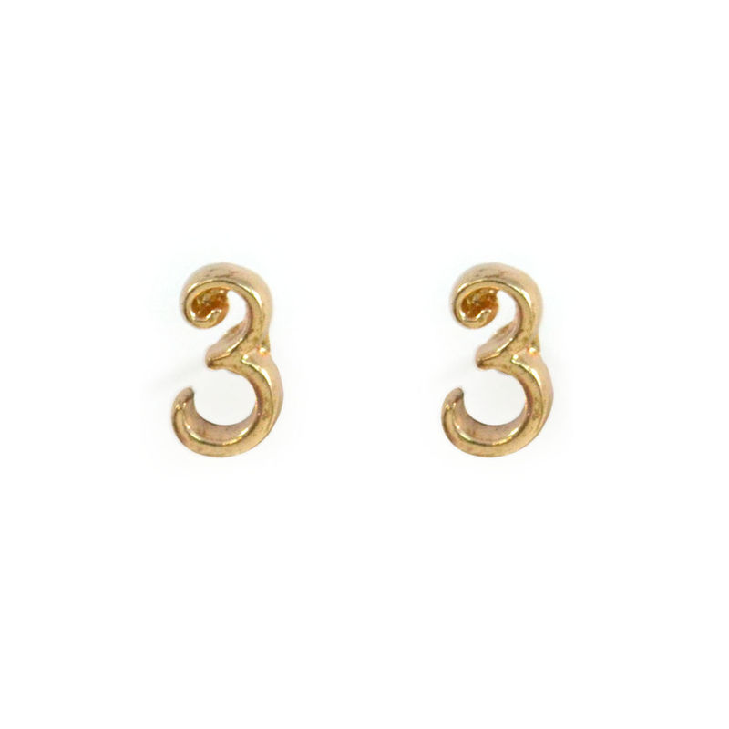 Lucky Number Earrings Rings Tings Online Fashion Lucky Number Earrings Product Image