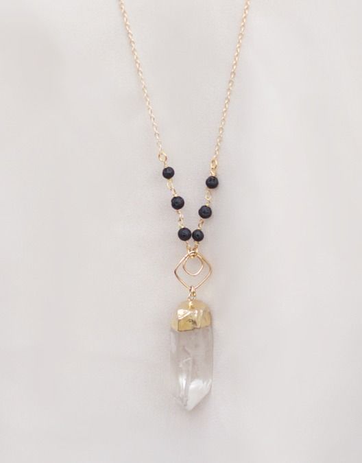 Essential Oil Lava Necklace on Sale 