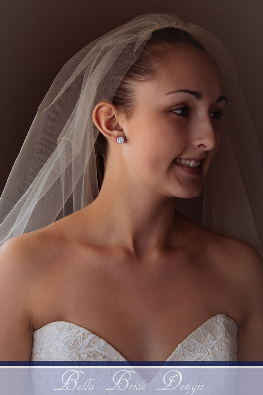 Alicia Bridal Earrings Bella Bride Design