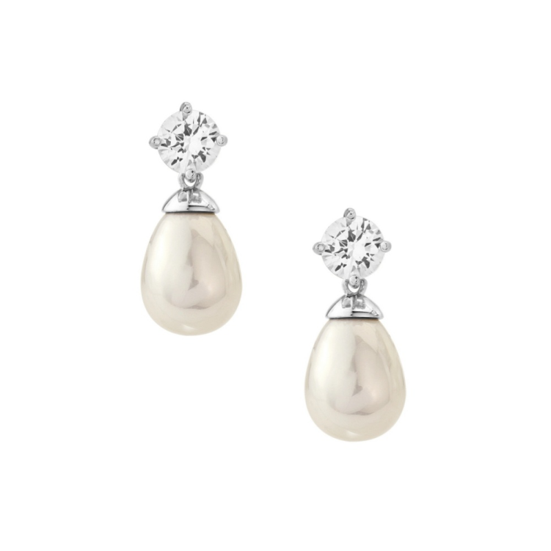 3 Bridesmaid Pearl And Cubic Zirconia Wedding Jewellery Sets 3 Bridesmaid Pearl And Cubic Zirconia Wedding Jewellery Sets